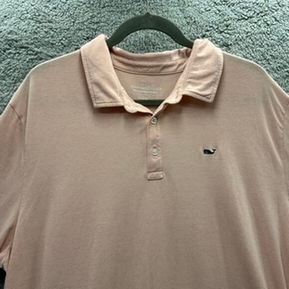 Vineyard Vines Men's 2XL Boca Raton Resort & Club Logo Pink Polo Golf Comfort - Picture 2 of 10